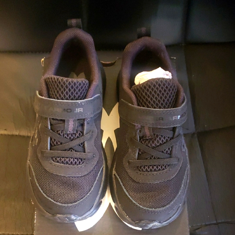 Kids Black Athletic Sneakers By Under Armour